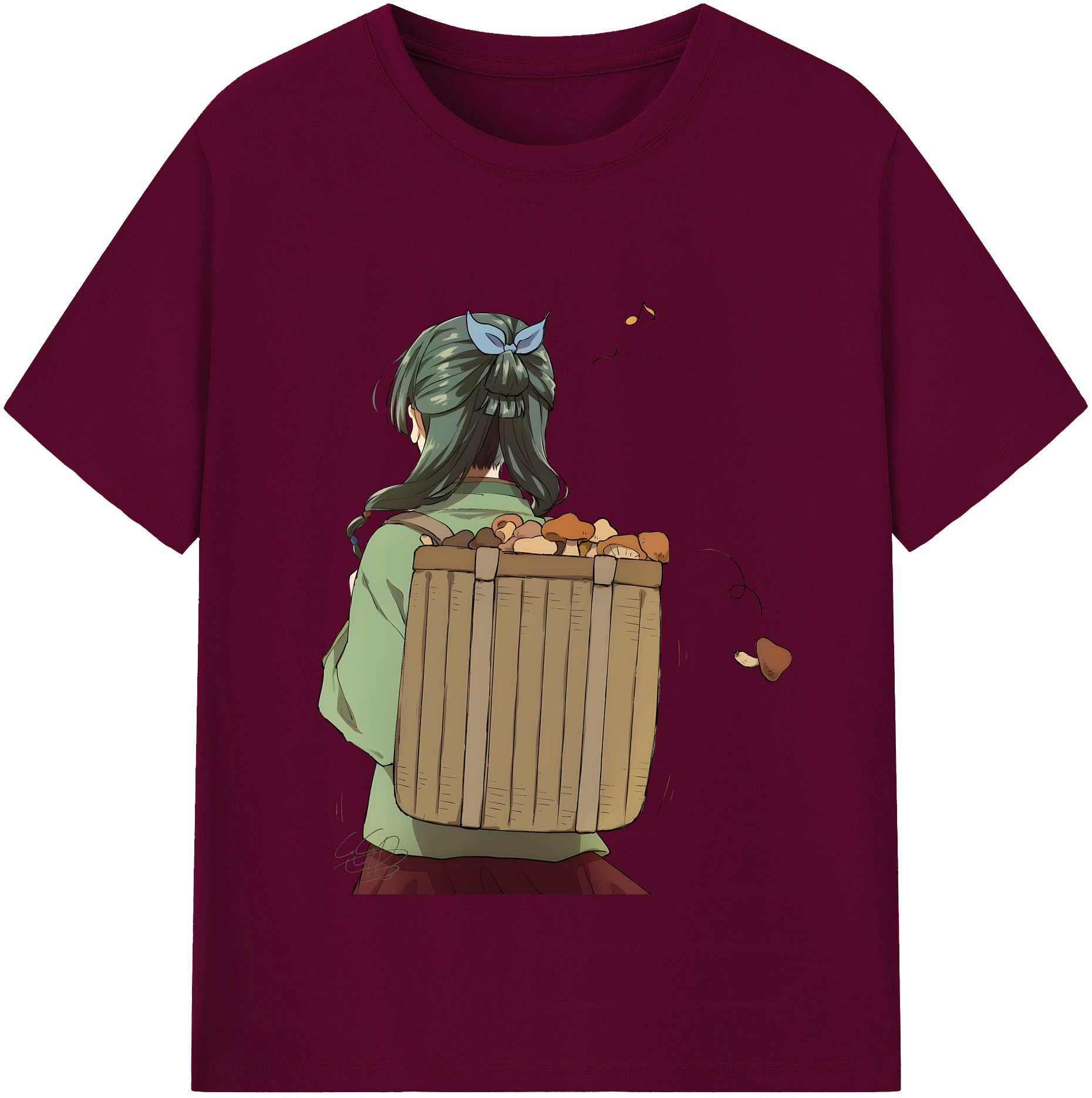 （画像用） 薬屋のひとりごと The Apothecary Diaries レディースカジュアルプリントTシャツ（綿100％）